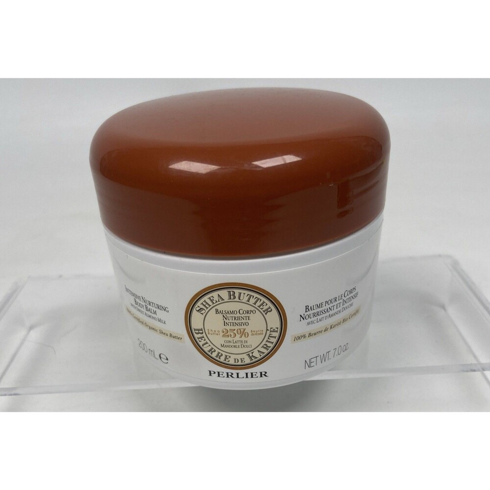 Perlier SHEA BUTTER INTENSIVE NURTURING BODY BALM sweet almond milk 25% Vintage
